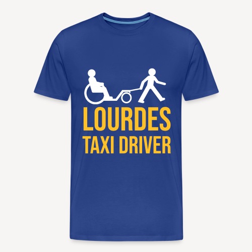 LOURDES TAXI DRIVER - Herre premium T-shirt