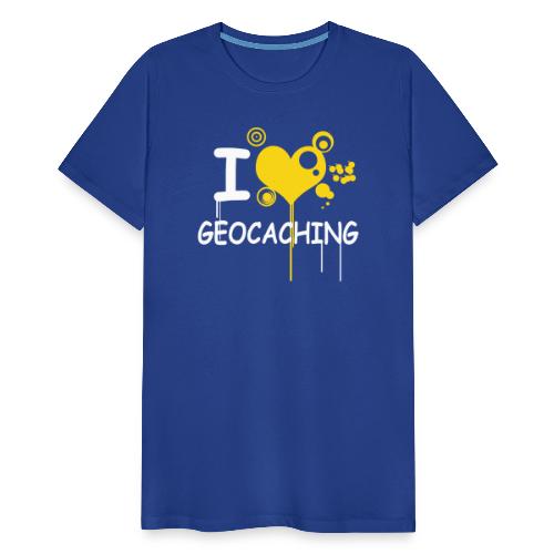 I love geocaching / 2 colors - Männer Premium T-Shirt
