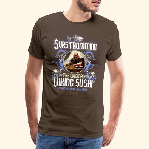 Surströmming Wikinger Sushi Design - Männer Premium T-Shirt