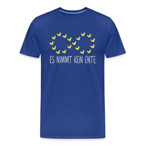 Nerd Ente Unendlich Geek Unendlichkeitszeichen - Männer Premium T-Shirt
