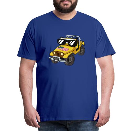 Offroad Trucks with Sunglass are Cool - Männer Premium T-Shirt