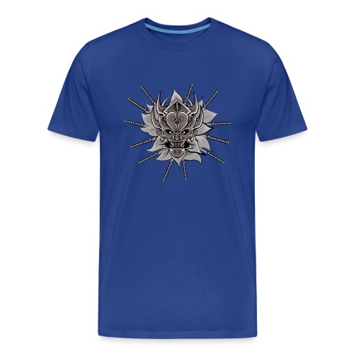 Lotus Of The Samurai - Mannen Premium T-shirt