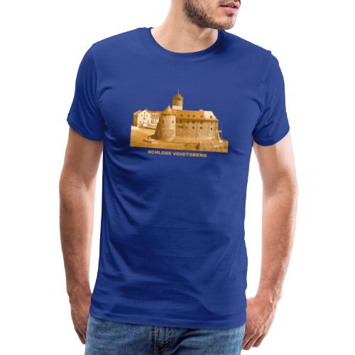 Voigtsberg Burg Schloss Oelsnitz Vogtland Sachsen - Männer Premium T-Shirt