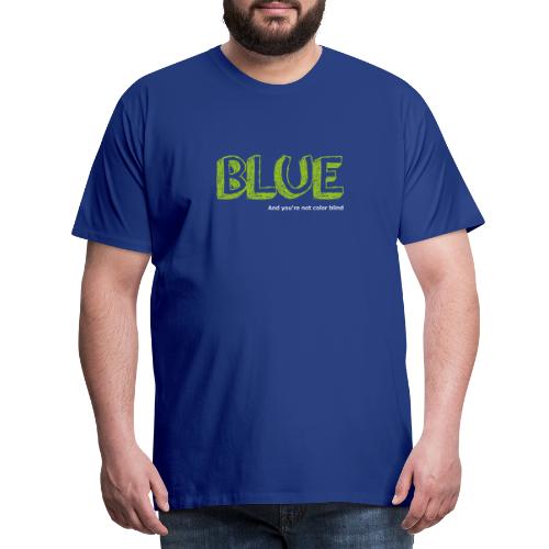 blue - Mannen Premium T-shirt