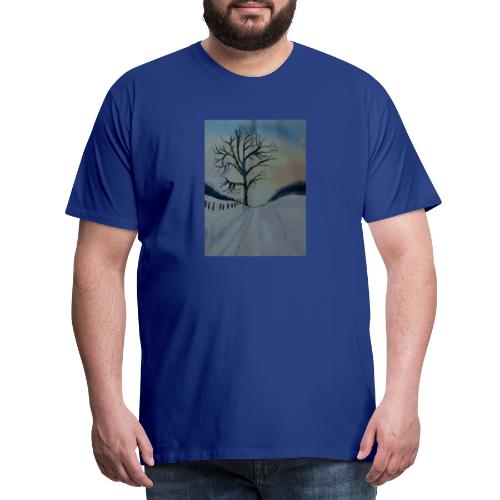 Winterlandschaft - Männer Premium T-Shirt