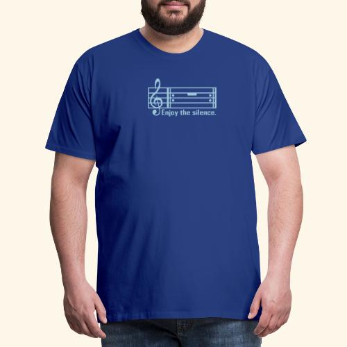 Enjoy the silence - Männer Premium T-Shirt