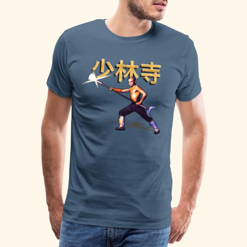 Gordon Liu as San Te - Warrior Monk - Mannen Premium T-shirt
