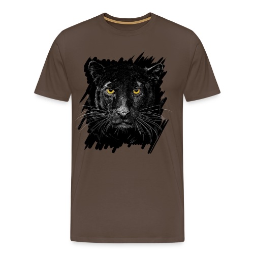 Schwarzer Panther - Männer Premium T-Shirt