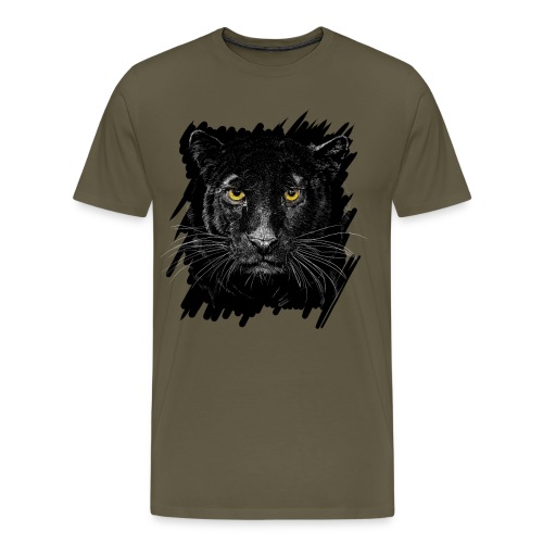 Schwarzer Panther - Männer Premium T-Shirt