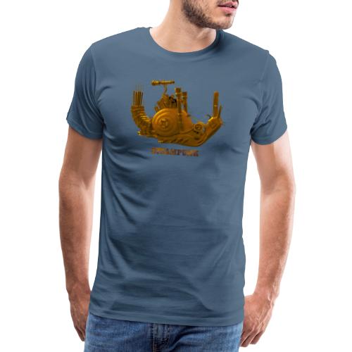 Steampunk Schnecke snail Retro Futurismus - Männer Premium T-Shirt