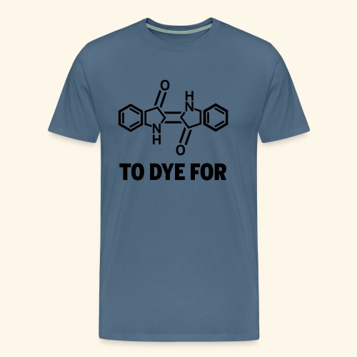 Indigo Molecule - Männer Premium T-Shirt