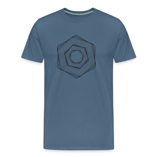 Hexogram Art - Mannen Premium T-shirt