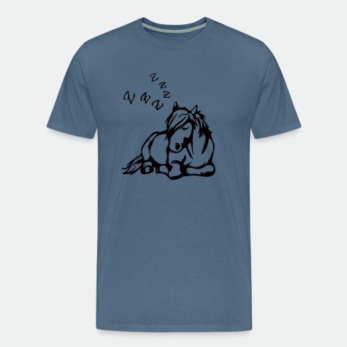 ZZZ Schlafendes Pferd - Men's Premium T-Shirt
