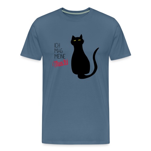Katze - Muschi - Männer Premium T-Shirt