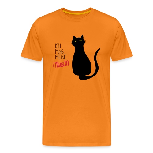 Katze - Muschi - Männer Premium T-Shirt