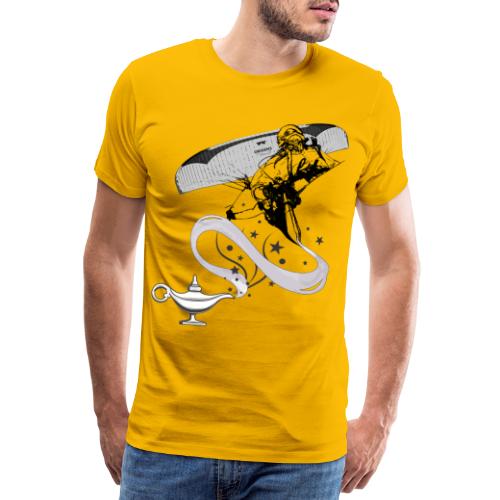 Magic lamp paragliding flight - Men's Premium T-Shirt