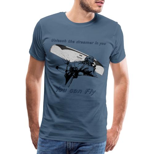 Unleash the dreamer you can fly - Men's Premium T-Shirt