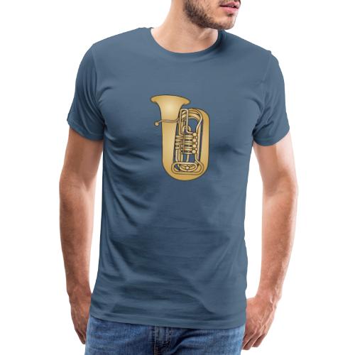 TUBA Blechblasinstrument - Männer Premium T-Shirt
