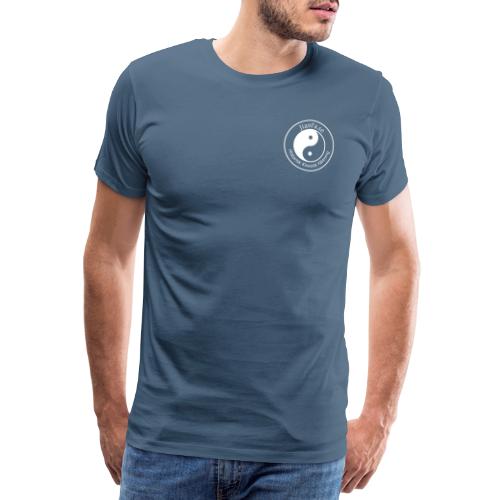 JianFa.se med ryggtryck (ljus på mörk) - Premium-T-shirt herr