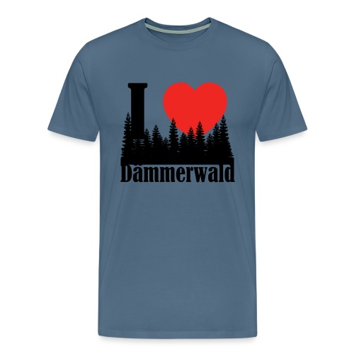 I LOVE DÄMMERWALD - Herre premium T-shirt