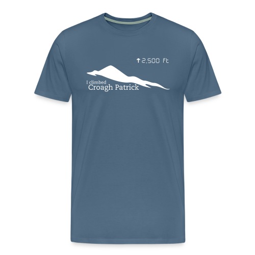Croagh Patrick (Altitude) - Men's Premium T-Shirt
