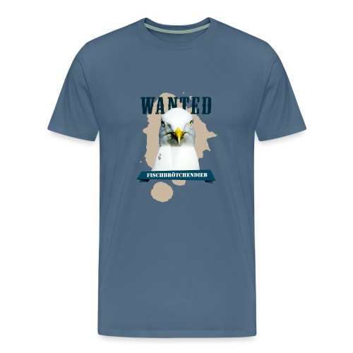WANTED - Fischbrötchendieb - Männer Premium T-Shirt