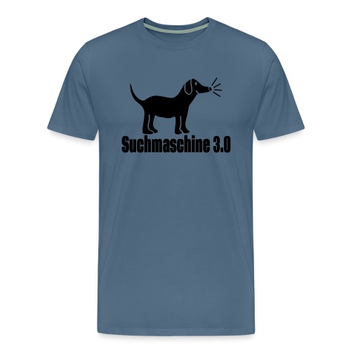 Hund Suchmaschine - Männer Premium T-Shirt