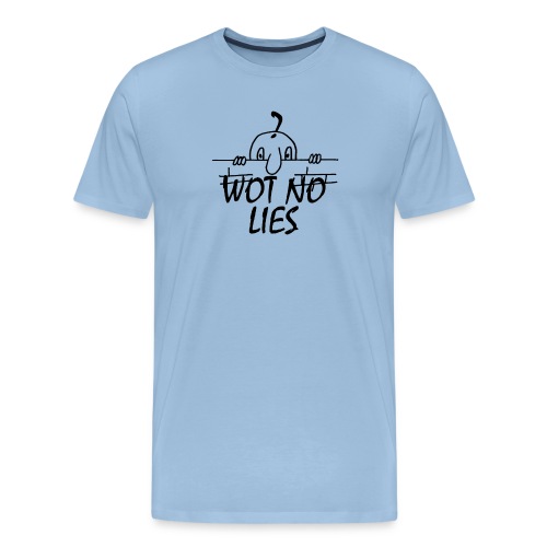 WOT NO LIES - Men's Premium T-Shirt
