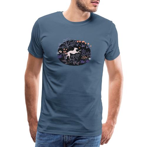 Windhund im Traumwald - Männer Premium T-Shirt