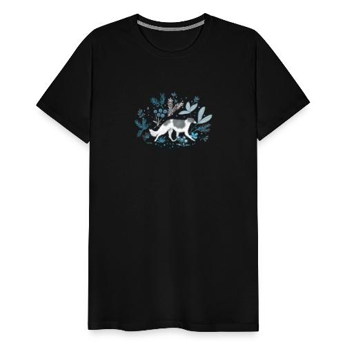 Barsoi im Mitternachtswald - Männer Premium T-Shirt