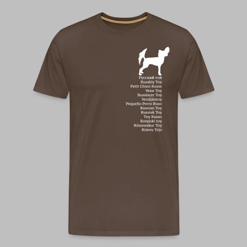 koirat kieletpk - Miesten premium t-paita