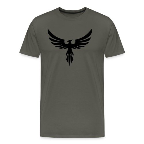 Turnbeutel mit Phönix (Aufdruck floureszierend) - Männer Premium T-Shirt