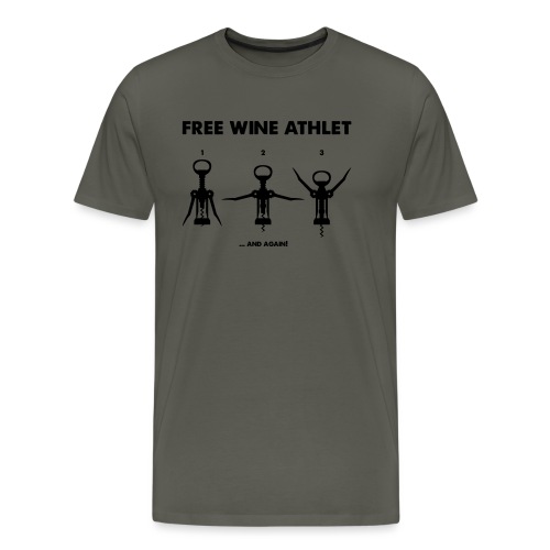 Free wine athlet - Männer Premium T-Shirt