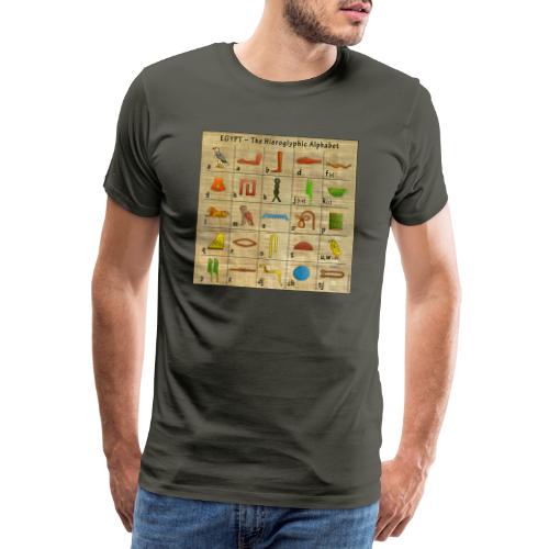 The Hieroglyphic Alphabet - Männer Premium T-Shirt