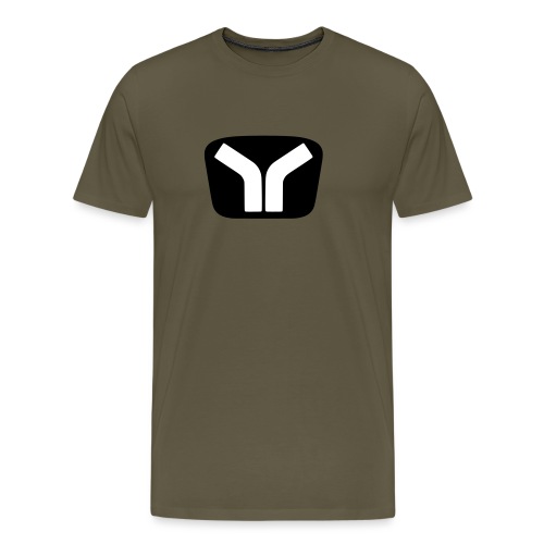 Yugo Logo Black-White Design - Men's Premium T-Shirt