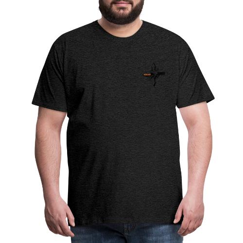 2Logo - schwarz/orange - Männer Premium T-Shirt