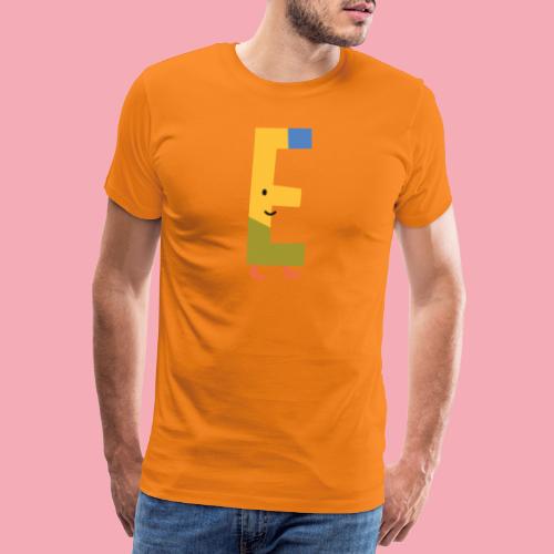 Buchstabe E // ABC - Männer Premium T-Shirt
