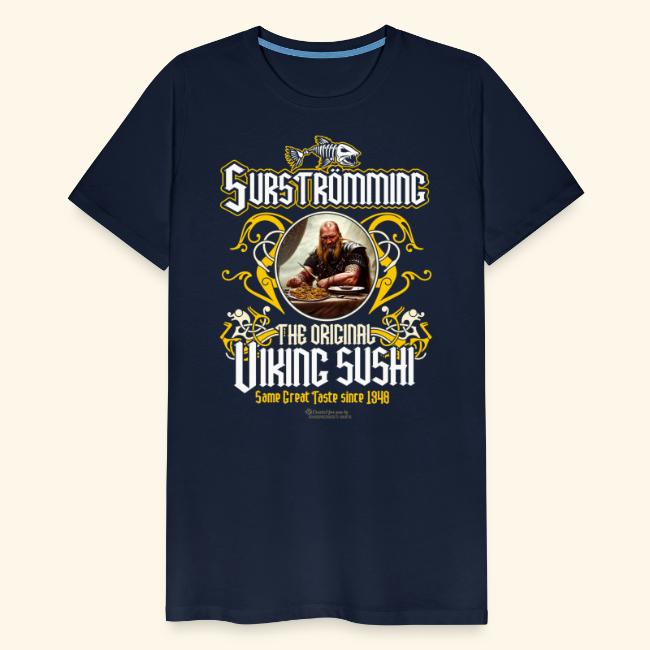 Surströmming T-Shirt Design Wikinger Sushi