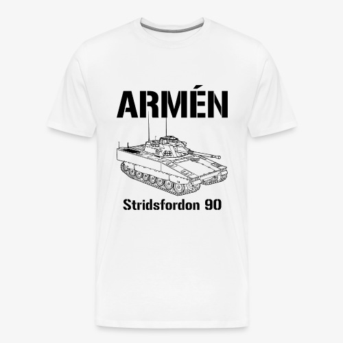 Armén Stridsfordon 9040 - Premium-T-shirt herr