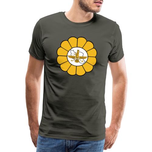 Faravahar Iran Lotus - Herre premium T-shirt