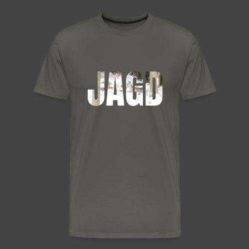 JAGD-Shirt für Jäger/innen, Motiv Winterjagd - Männer Premium T-Shirt