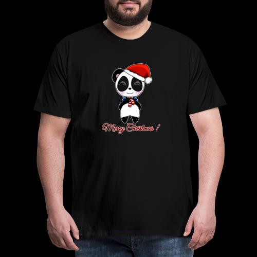 Panda noel - T-shirt Premium Homme