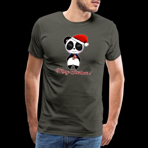 Panda noel - T-shirt Premium Homme