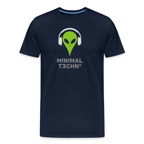 Minimal Techno - Herre premium T-shirt