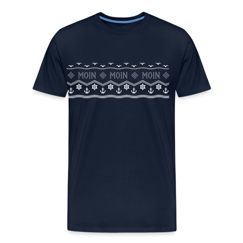 Muster Nordisch Maritim - Männer Premium T-Shirt