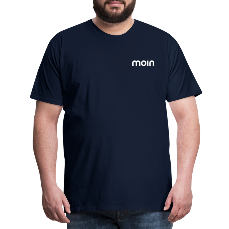 MOIN minimal (Weiß) - Männer Premium T-Shirt