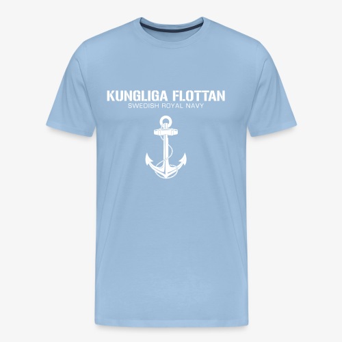 Kungliga Flottan - Swedish Royal Navy - ankare - Premium-T-shirt herr