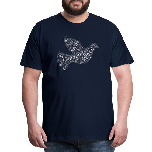 Frieden Taube Peace weiß - Männer Premium T-Shirt