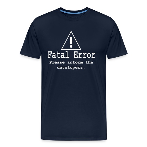 Computer Fehlermeldung - Männer Premium T-Shirt