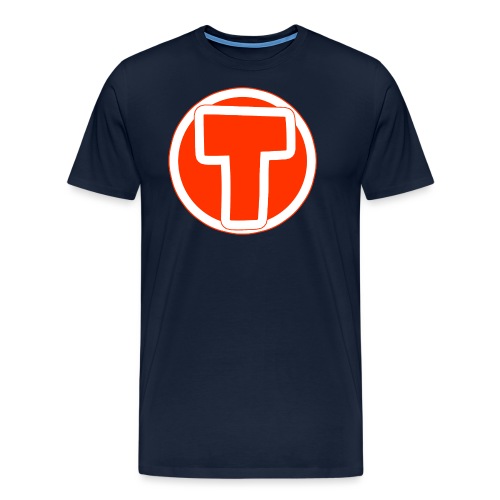 Game shirt #13 White and orange logo - Men's Premium T-Shirt